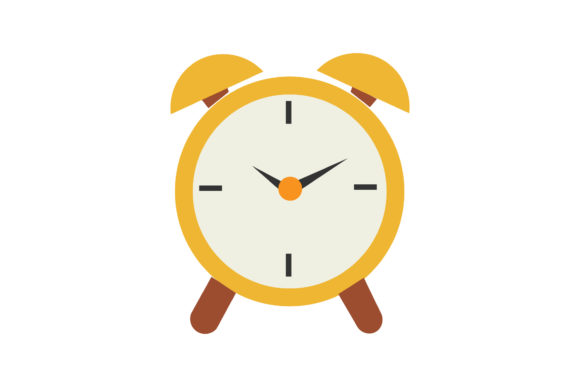Bedroom Alarm Clock Illustrations: Graphics for Crafters