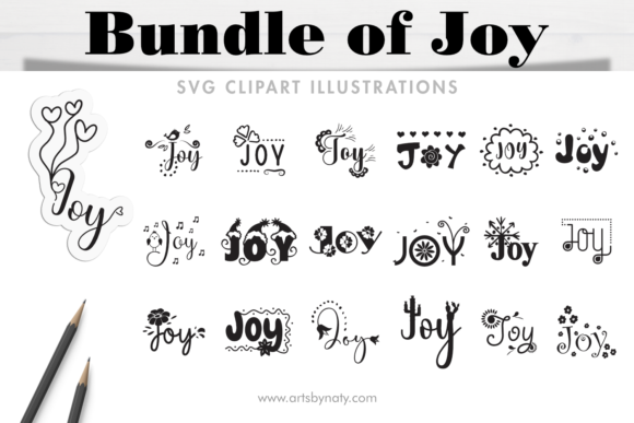 Bundle of Joy SVG Clipart: Illustrations and Graphics for Joyful Design