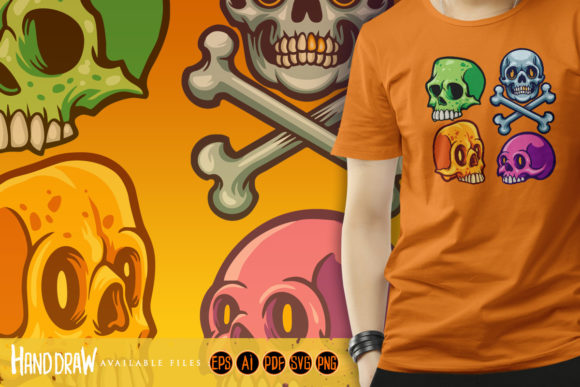 Colorful Skull Graphics & Illustrations Review