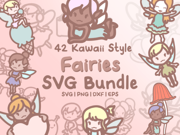 Cute Fairies SVG Illustrations: Graphics Review