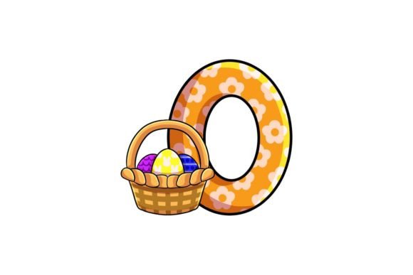 Easter Egg Alphabet O Illustrations: Graphics & Brand Review