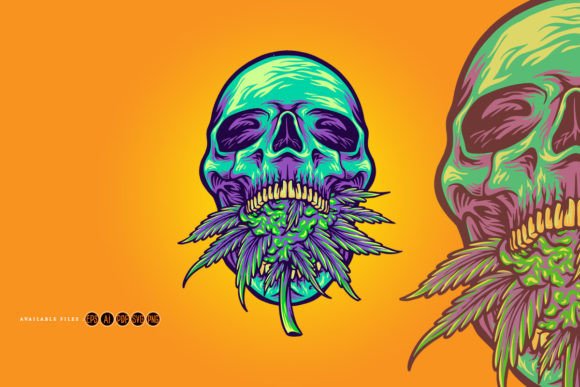 Green Head Skull with Kush: A Designer's Review