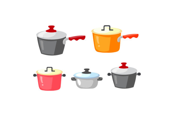Kitchen Pan Illustrations Vectors Set: A Graphics Review