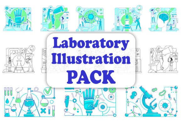 Laboratory Experiments SVG Illustrations Review