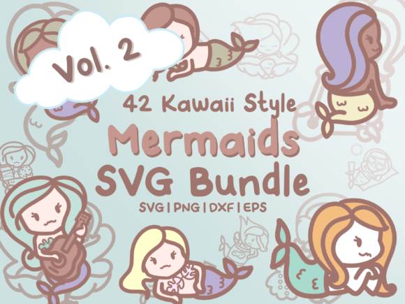 Mermaids Vol. 2 SVG Graphics & Illustrations Review