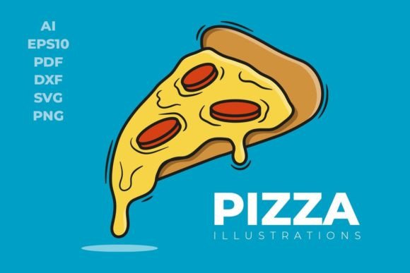 Pizza Illustrations: Graphics for Commercial Product Design
