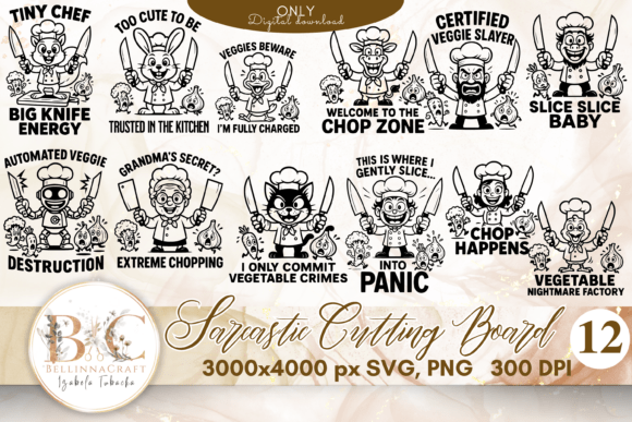Sarcastic Cutting Board SVG Bundle: Graphics & Illustrations Review