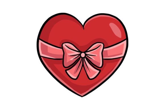 Valentine Heart Gift Illustrations: Graphics for Local Brands