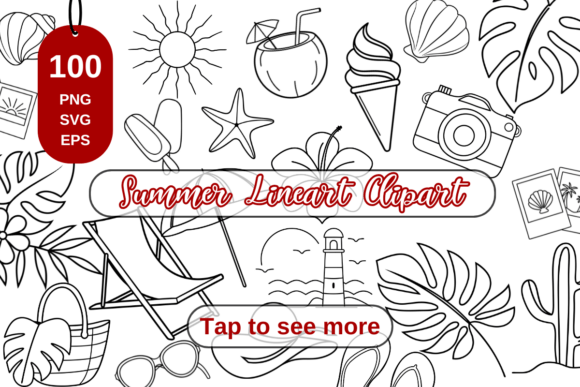 Vector Coastal Summer Clipart: Graphics & Illustrations Review