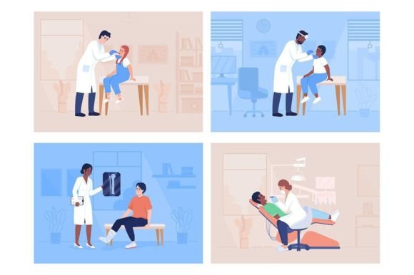 Visiting Hospital Graphics & Illustrations